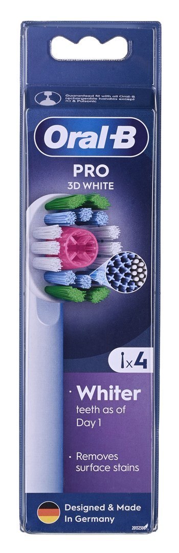 Braun Końcówki Oral-B EB18-4 pRX 3D White 4 szt. Braun Końcówki Oral-B EB18-4 pRX 3D White 4 szt.