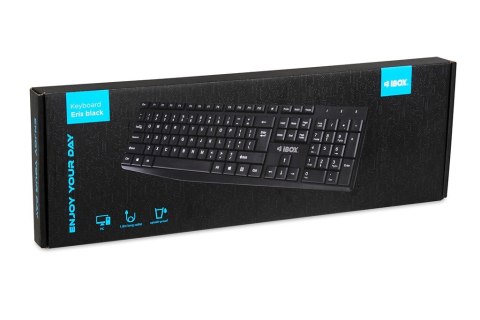 IBOX KLAWIATURA PRZEWODOWA ERIS, BLACK IBOX KLAWIATURA PRZEWODOWA ERIS, BLACK