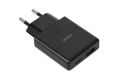 IBOX ŁADOWARKA UNIWERSALNA C-43 GAN PD30W SLIM USB A+C BLACK IBOX ŁADOWARKA UNIWERSALNA C-43 GAN PD30W SLIM USB A+C BLACK