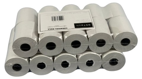 BSTech Papier, rolka termiczna do kas fiskalnych 57x20m 10 sztuk BSTech Papier, rolka termiczna do kas fiskalnych 57x20m 10 sztuk