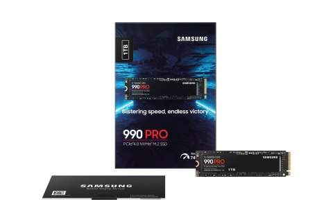 Dysk SSD Samsung 990 PRO PCle 4.0 NVMe M.2 1TB (WYPRZEDAŻ) Dysk SSD Samsung 990 PRO PCle 4.0 NVMe M.2 1TB (WYPRZEDAŻ)