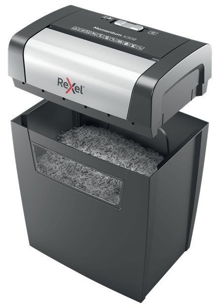 Niszczarka Rexel Momentum X308, 8 kartek, 15 l kosz Niszczarka Rexel Momentum X308, 8 kartek, 15 l kosz