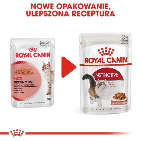 ROYAL CANIN FHN Instinctive w sosie - mokra karma dorosłych kotów - 12x 85 g ROYAL CANIN FHN Instinctive w sosie - mokra karma dorosłych kotów - 12x 85 g