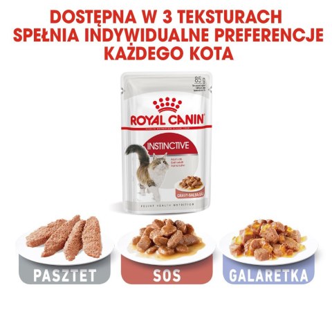 ROYAL CANIN FHN Instinctive w sosie - mokra karma dorosłych kotów - 12x 85 g ROYAL CANIN FHN Instinctive w sosie - mokra karma dorosłych kotów - 12x 85 g