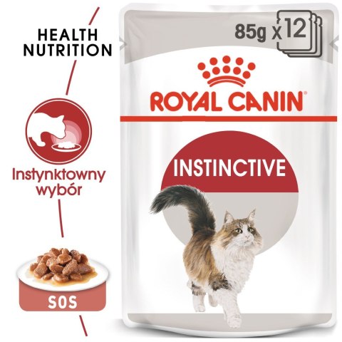 ROYAL CANIN FHN Instinctive w sosie - mokra karma dorosłych kotów - 12x 85 g ROYAL CANIN FHN Instinctive w sosie - mokra karma dorosłych kotów - 12x 85 g