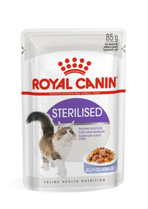ROYAL CANIN FHN Sterilised w galaretce - mokra karma dla kota dorosłego - 12x85g ROYAL CANIN FHN Sterilised w galaretce - mokra karma dla kota dorosłego - 12x85g