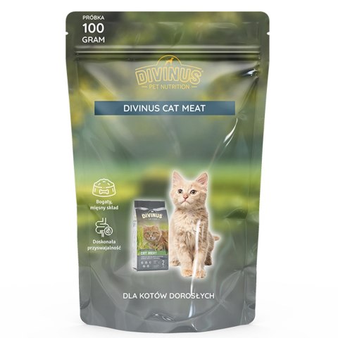 DIVINUS Cat Meat - sucha karma dla kota - 100 g DIVINUS Cat Meat - sucha karma dla kota - 100 g