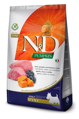 Farmina N&D Pumpkin sucha karma dla psów dorosłych ras małych z jagnięciną 7kg (WYPRZEDAŻ)