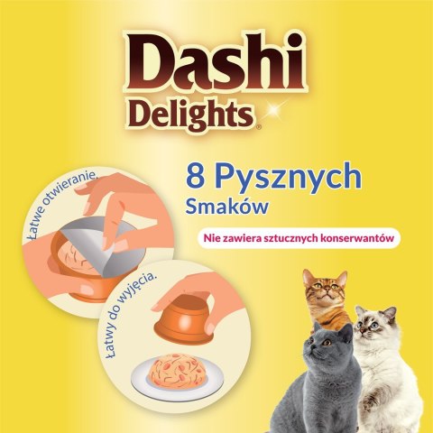 INABA Dashi Delights Kurczak - Przysmak dla kotów - 70g INABA Dashi Delights Kurczak - Przysmak dla kotów - 70g
