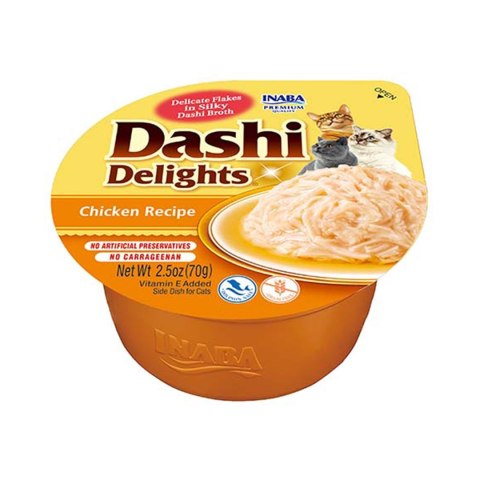 INABA Dashi Delights Kurczak - Przysmak dla kotów - 70g INABA Dashi Delights Kurczak - Przysmak dla kotów - 70g