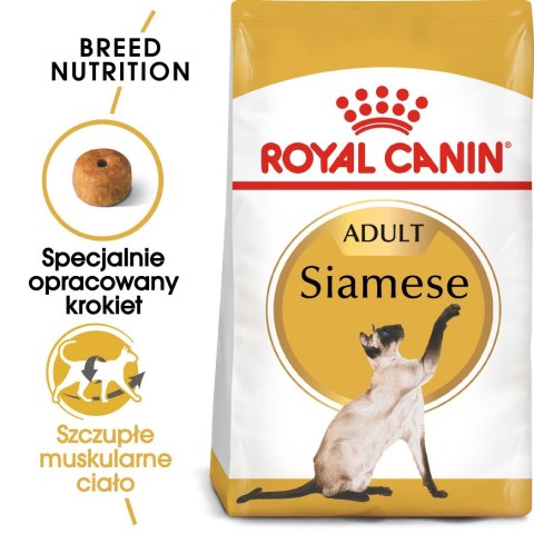 ROYAL CANIN FBN Siamese Adult - sucha karma dla dorosłego kota - 2kg ROYAL CANIN FBN Siamese Adult - sucha karma dla dorosłego kota - 2kg