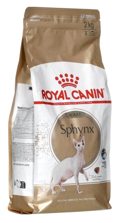 ROYAL CANIN FBN Sphynx Adult - sucha karma dla dorosłego kota - 2kg (WYPRZEDAŻ) ROYAL CANIN FBN Sphynx Adult - sucha karma dla dorosłego kota - 2kg (WYPRZEDAŻ)
