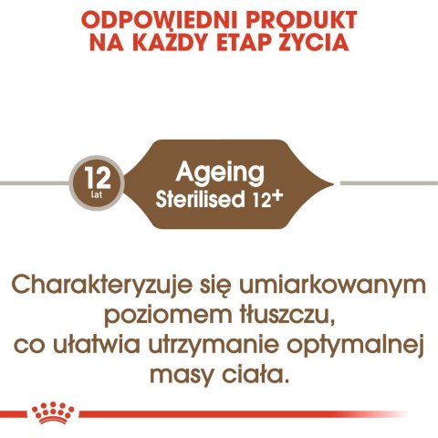 ROYAL CANIN Senior Ageing 12+ Sterilised 2kg ROYAL CANIN Senior Ageing 12+ Sterilised 2kg