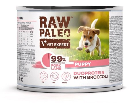 Raw Paleo Pork&Lamb Puppy Can 200g Raw Paleo Pork&Lamb Puppy Can 200g