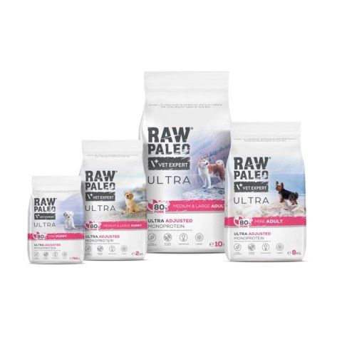 Raw Paleo Ultra Pork Medium&Large Puppy 10kg Raw Paleo Ultra Pork Medium&Large Puppy 10kg