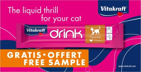 VITAKRAFT Drink kurczak+tauryna 30g - próbka VITAKRAFT Drink kurczak+tauryna 30g - próbka
