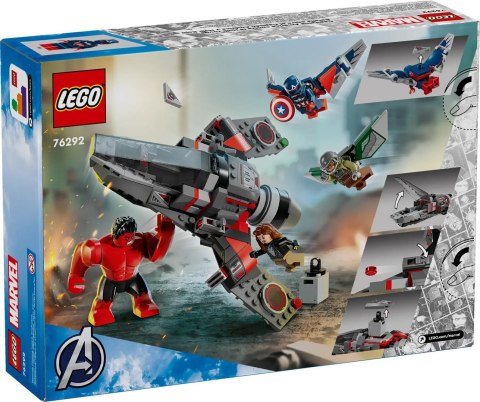 LEGO 76292 Marvel Kapitan Ameryka kontra Czerwony Hulk LEGO 76292 Marvel Kapitan Ameryka kontra Czerwony Hulk