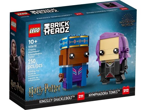 LEGO BrickHeadz 40618 Kingsley Shacklebolt i Nimfadora Tonks LEGO BrickHeadz 40618 Kingsley Shacklebolt i Nimfadora Tonks