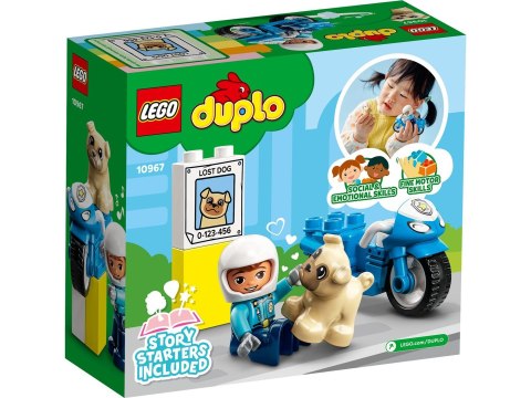 LEGO DUPLO 10967 Motocykl policyjny LEGO DUPLO 10967 Motocykl policyjny
