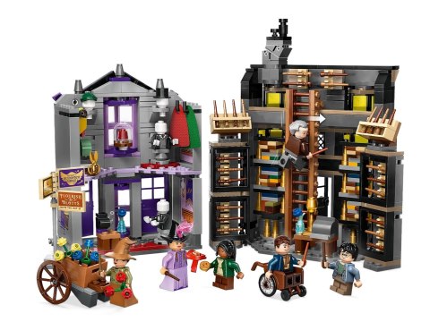 LEGO Harry Potter 76439 Sklepy Ollivandera i Madame Malkin LEGO Harry Potter 76439 Sklepy Ollivandera i Madame Malkin
