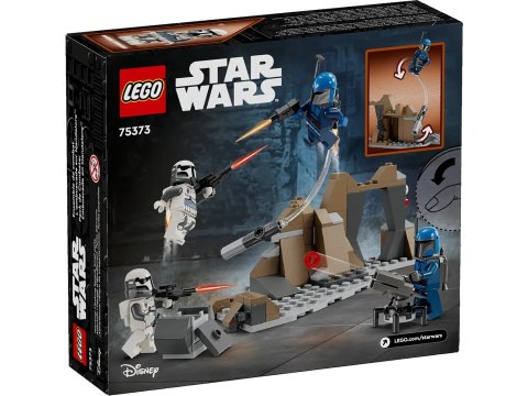 LEGO Star Wars 75373 Zasadzka na Mandalorze — zestaw bitewny LEGO Star Wars 75373 Zasadzka na Mandalorze — zestaw bitewny