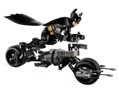 LEGO Super Heroes 76273 Figurka Batmana do zbudowania i batcykl LEGO Super Heroes 76273 Figurka Batmana do zbudowania i batcykl