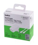 BELKIN ŁADOWARKA KĄTOWA 3X USB-C PPS 67W, KABEL USB-C