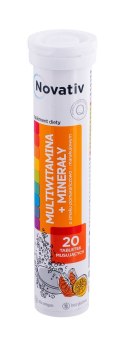 Zestaw Novativ: Żeń-szeń Complex, Multiwitamina&Minerały, Cynk, Feminova