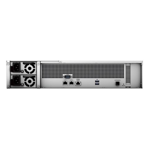 NAS Synology RS2423+; 2U RACK; 12x (3.5" SATA HDD/2.5" SATA SSD); AMD Ryzen V1780B, 8 GB DDR4 ECC UDIMM (max. 32GB), 2x 1GbE RJ- NAS Synology RS2423+; 2U RACK; 12x (3.5" SATA HDD/2.5" SATA SSD); AMD Ryzen V1780B, 8 GB DDR4 ECC UDIMM (max. 32GB), 2x 1GbE RJ-