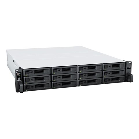 NAS Synology RS2423+; 2U RACK; 12x (3.5" SATA HDD/2.5" SATA SSD); AMD Ryzen V1780B, 8 GB DDR4 ECC UDIMM (max. 32GB), 2x 1GbE RJ- NAS Synology RS2423+; 2U RACK; 12x (3.5" SATA HDD/2.5" SATA SSD); AMD Ryzen V1780B, 8 GB DDR4 ECC UDIMM (max. 32GB), 2x 1GbE RJ-