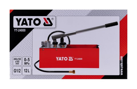 Pompa ręczna do prób ciśnieniowych YT-24800 YATO Pompa ręczna do prób ciśnieniowych YT-24800 YATO