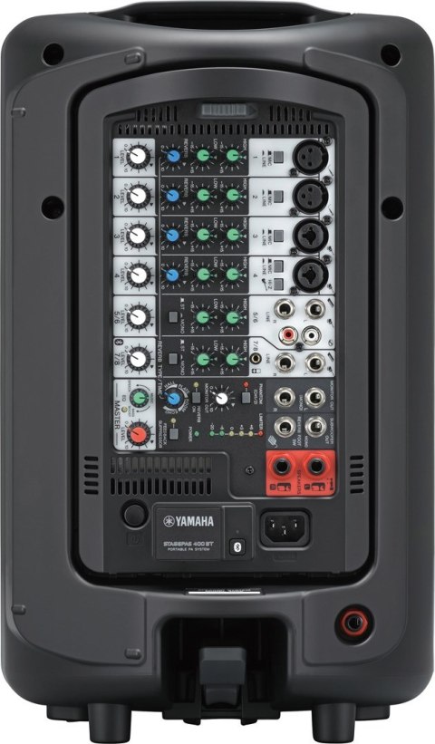 Yamaha STAGEPAS 400BT - Przenośny system PA z 8-kanałowym mikserem i wbudowaną końcówką mocy Yamaha STAGEPAS 400BT - Przenośny system PA z 8-kanałowym mikserem i wbudowaną końcówką mocy