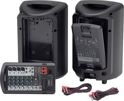 Yamaha STAGEPAS 400BT - Przenośny system PA z 8-kanałowym mikserem i wbudowaną końcówką mocy Yamaha STAGEPAS 400BT - Przenośny system PA z 8-kanałowym mikserem i wbudowaną końcówką mocy
