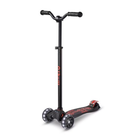 Hulajnoga Maxi Micro Deluxe Pro LED Black Red Hulajnoga Maxi Micro Deluxe Pro LED Black Red