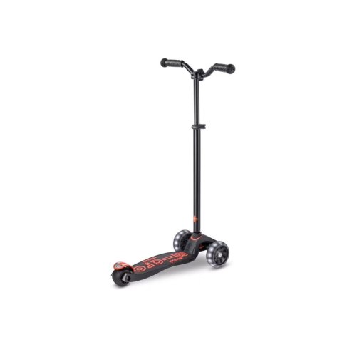 Hulajnoga Maxi Micro Deluxe Pro LED Black Red Hulajnoga Maxi Micro Deluxe Pro LED Black Red