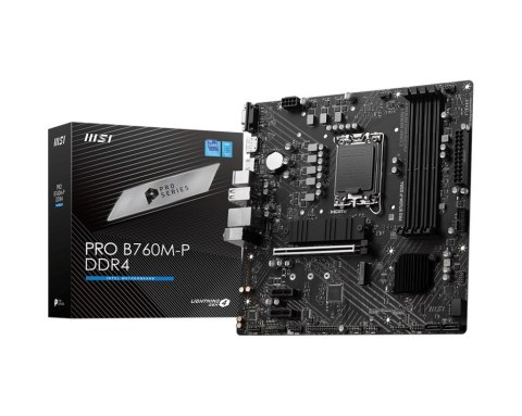 Płyta główna MSI PRO B760M-P DDR4 (WYPRZEDAŻ) Płyta główna MSI PRO B760M-P DDR4 (WYPRZEDAŻ)