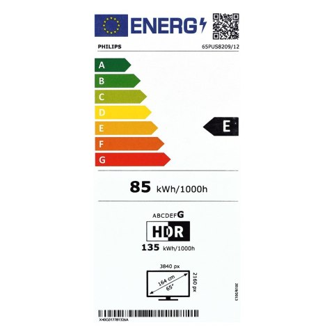 Telewizor 65" Philips QLED 4K Titan OS 65PUS8209 Telewizor 65" Philips QLED 4K Titan OS 65PUS8209