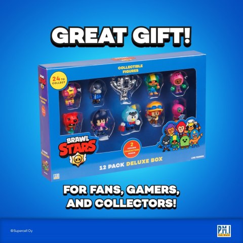 BRAWL STARS S1 FIGURES - 12 PACK DELUXE BOX VER.B BRAWL STARS S1 FIGURES - 12 PACK DELUXE BOX VER.B