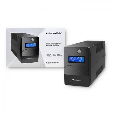 QOLTEC ZASILACZ AWARYJNY UPS 650VA | 360W | LCD | USB | RJ45 (WYPRZEDAŻ) QOLTEC ZASILACZ AWARYJNY UPS 650VA | 360W | LCD | USB | RJ45 (WYPRZEDAŻ)