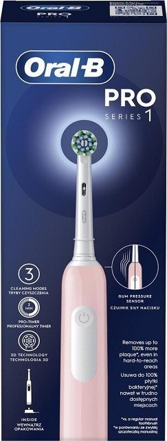 Szczoteczka elektryczna Oral-B PRO1 Pink Szczoteczka elektryczna Oral-B PRO1 Pink