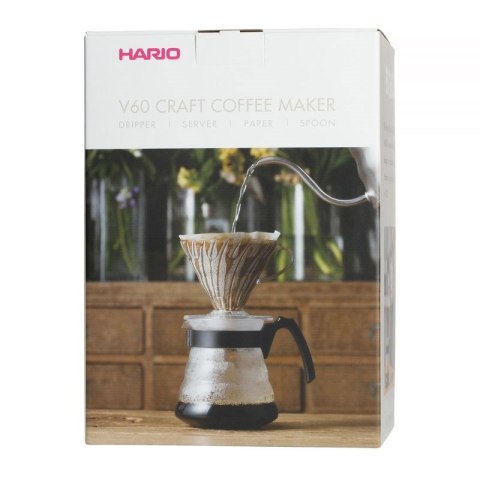 Zestaw HARIO V60 Craft Coffe drip +serwer+ filtry Zestaw HARIO V60 Craft Coffe drip +serwer+ filtry