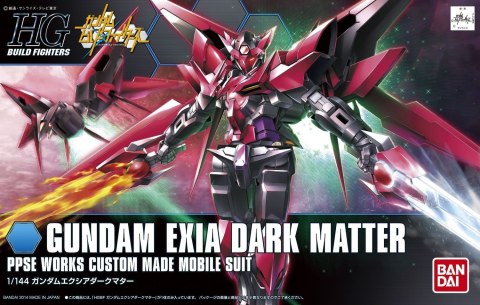 Figurka kolekcjonerska BANDAI HGBF 1/144 GUNDAM EXIA DARK MATTER Figurka kolekcjonerska BANDAI HGBF 1/144 GUNDAM EXIA DARK MATTER