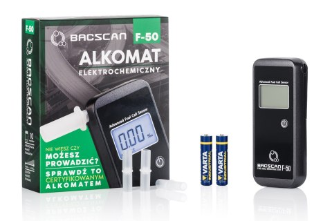 Alkomat elektrochemiczny BACscan F-50 (WYPRZEDAŻ) Alkomat elektrochemiczny BACscan F-50 (WYPRZEDAŻ)