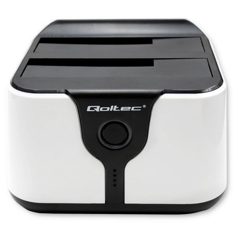 QOLTEC STACJA DOKUJĄCA DO DYSKÓW HDD SSD 2.5" 3.5" | SATA III | USB 3.0 | SUPER SPEED 5GB/S | Z FUNKCJĄ KLONOWANIA OFFLINE QOLTEC STACJA DOKUJĄCA DO DYSKÓW HDD SSD 2.5" 3.5" | SATA III | USB 3.0 | SUPER SPEED 5GB/S | Z FUNKCJĄ KLONOWANIA OFFLINE
