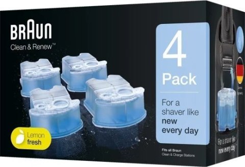 Wkład czyszczący BRAUN do golarki 4 pack Wkład czyszczący BRAUN do golarki 4 pack