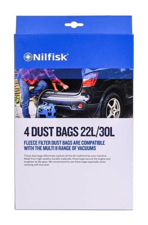 NILFISK Worki do odkurzaczy MULTI II 22/30L 4szt NILFISK Worki do odkurzaczy MULTI II 22/30L 4szt