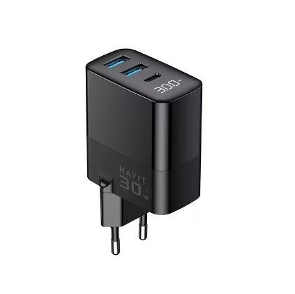Ładowarka Havit USB-A1+USB-A2+USB-C UCLE001 EU Ładowarka Havit USB-A1+USB-A2+USB-C UCLE001 EU