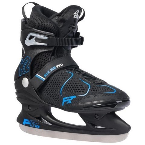 Łyżwy męskie K2 F.I.T. ICE PRO black/blue 42 Łyżwy męskie K2 F.I.T. ICE PRO black/blue 42