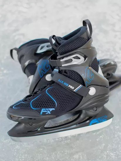 Łyżwy męskie K2 F.I.T. ICE PRO black/blue 43 Łyżwy męskie K2 F.I.T. ICE PRO black/blue 43