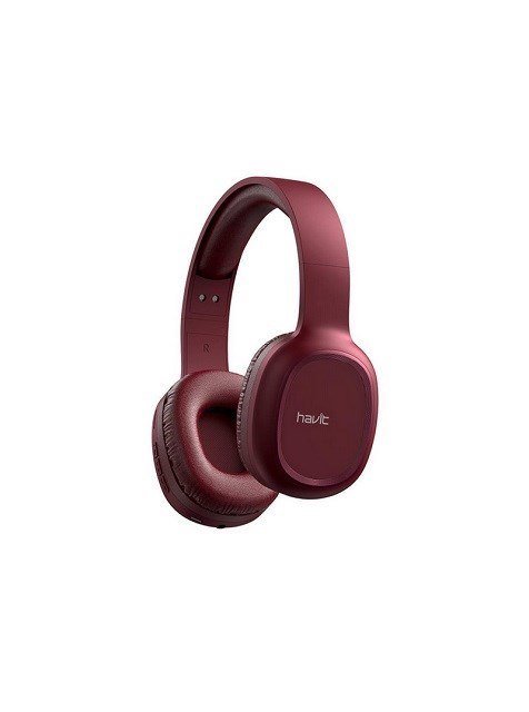 Słuchawki bezprzewodowe nauszne Havit H2590BT Pro (czerwony) Słuchawki bezprzewodowe nauszne Havit H2590BT Pro (czerwony)